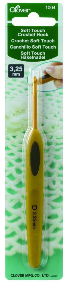 Clover soft touch hæklenål 3,25 mm