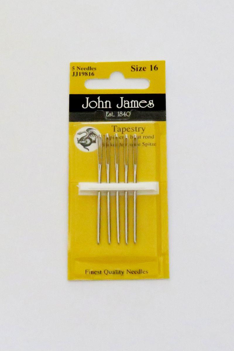 John James stramaj nål u/spids 16