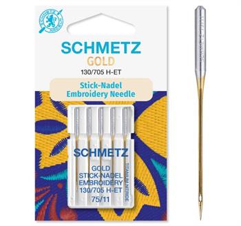 Schmetz Gold broderi nål 75/11