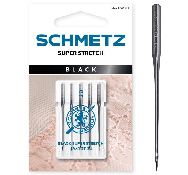 Schmetz super stretch Black 75