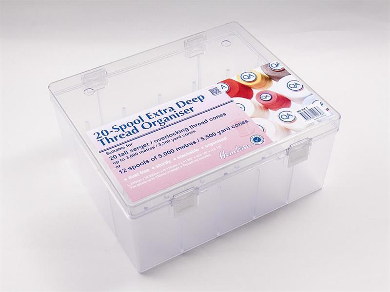 Trådbox transparent, Overlock