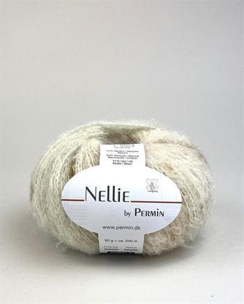 Nellie by Permin, Råhvid/grøn/gylden