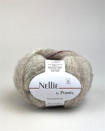 Nellie by Permin, Beige/aubergine/brun