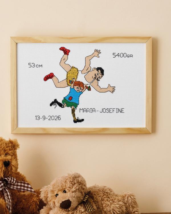 Pippi og stærk mand, Billede