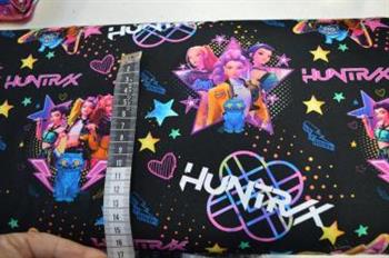 Økotex bomulds jersey K-pop, Sort