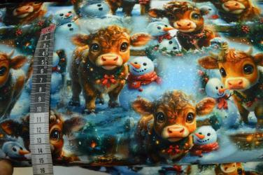 Økotex bomulds jersey, Julekøer