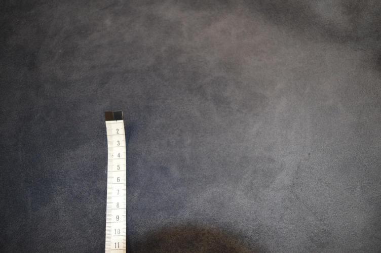 Møbelstof, Marineblå m/brun filt bagside