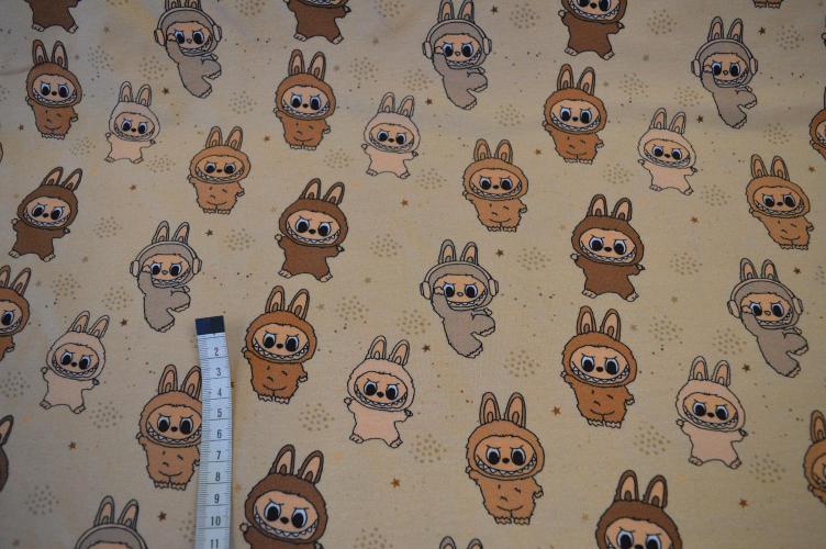 Økotex bomulds jersey, Labubu