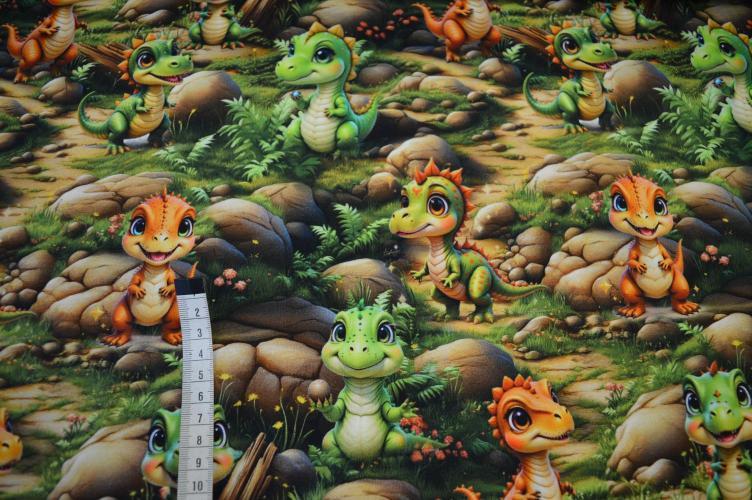 Økotex bomulds jersey, Dinoer