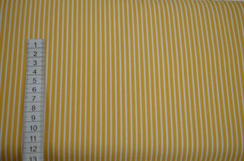 Poplin Bomuld Stripe Yellow