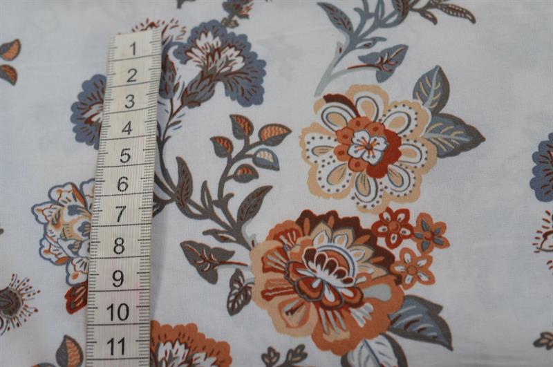 Polyester m/blomster