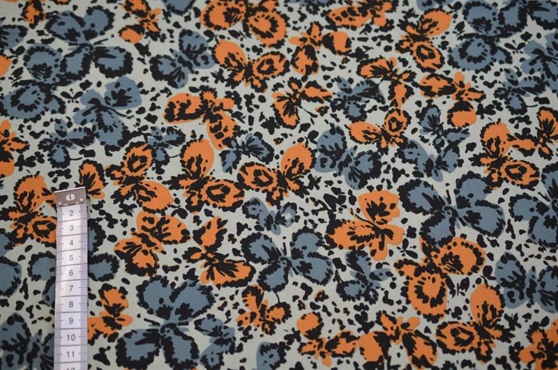 Polyester Radiance m/sommerfugle