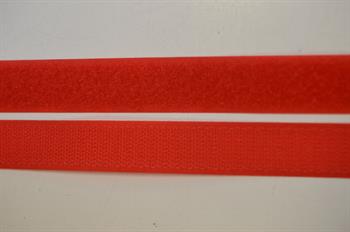 Velcro (Hook og Loop) Rød 20mm