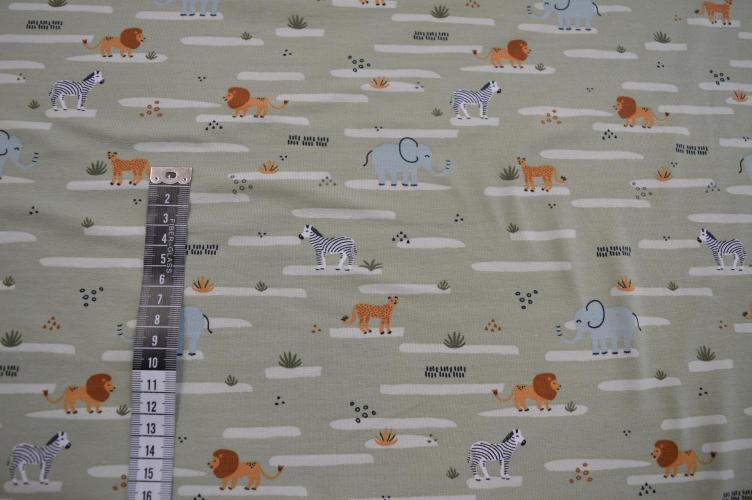 Økotex bomulds jersey, Vilde dyr