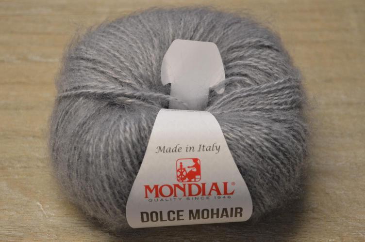 Dolce mohair, lysgrå