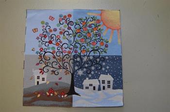 Gobelin stykke, Livstræet