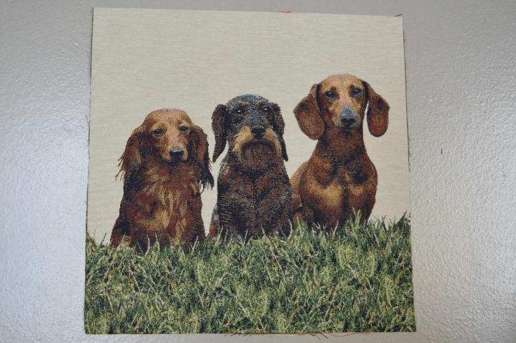 Gobelin stykke, Gravhunde