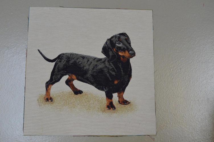 Gobelin stykke, Gravhund