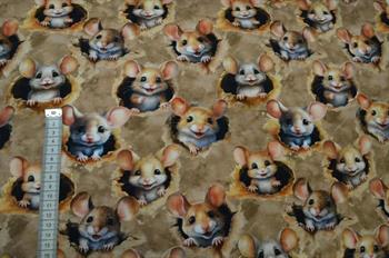 Økotex bomulds jersey, Mus