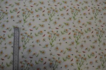 Økotex bomulds jersey, Blomster