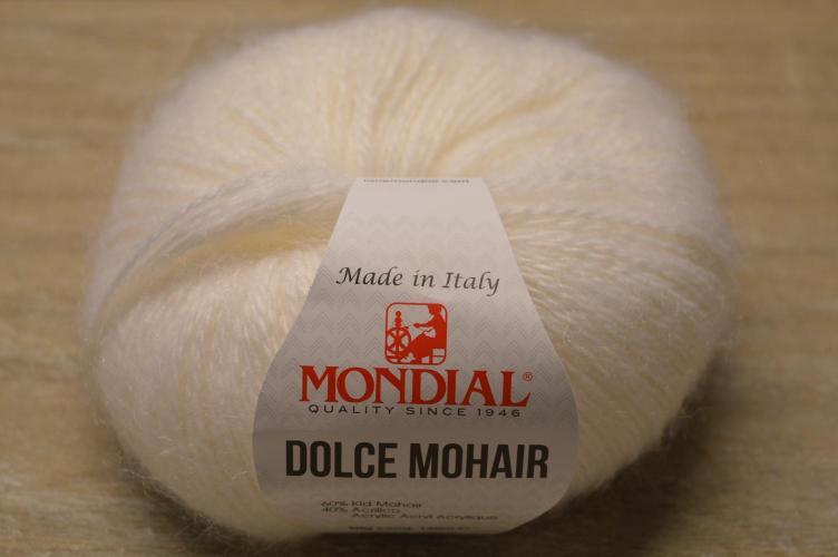 Dolce mohair , Hvid