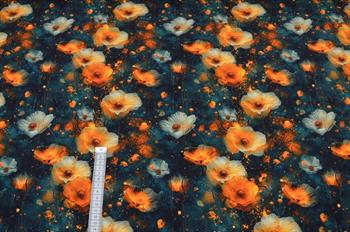 Økotex bomulds jersey, Glowing autum