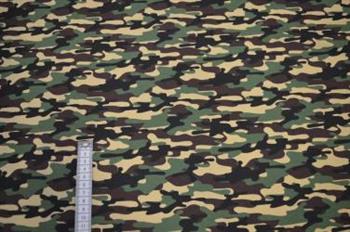 Økotex bomulds jersey, Camouflage