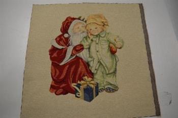 Pude/taske stykke, Julemand og barn