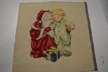 Pude/taske stykke, Julemand og barn