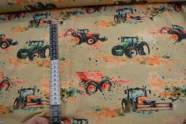 Økotex bomulds jersey, Traktor