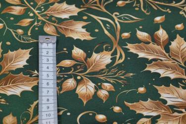 Økotex bomulds jersey, Kristtjørn grøn