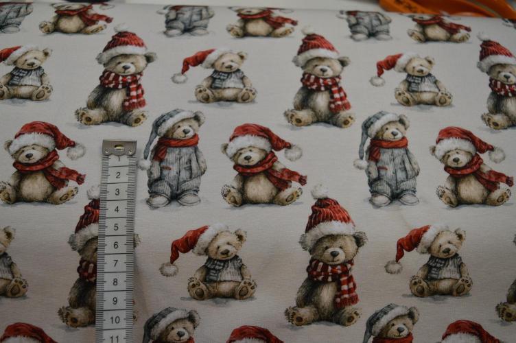 Økotex bomulds jersey, Jule bamse