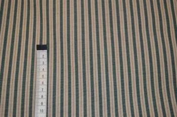 Grøn stribet bomuld