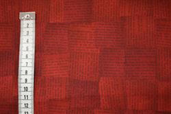 Rød/bordeaux m/skrift