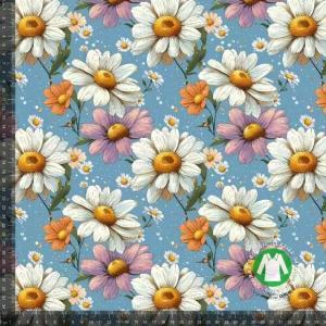 Økotex bomulds jersey, Margurite