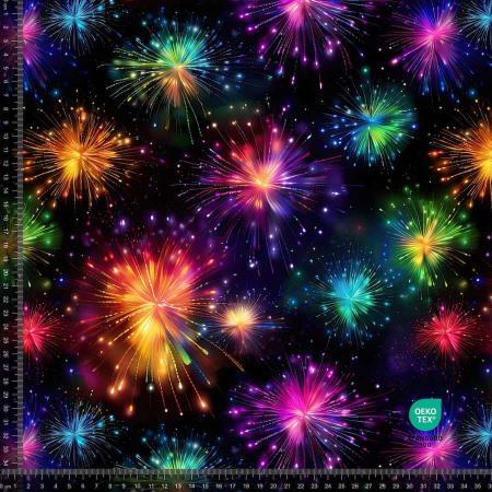 Økotex bomulds jersey, Fyrværkeri