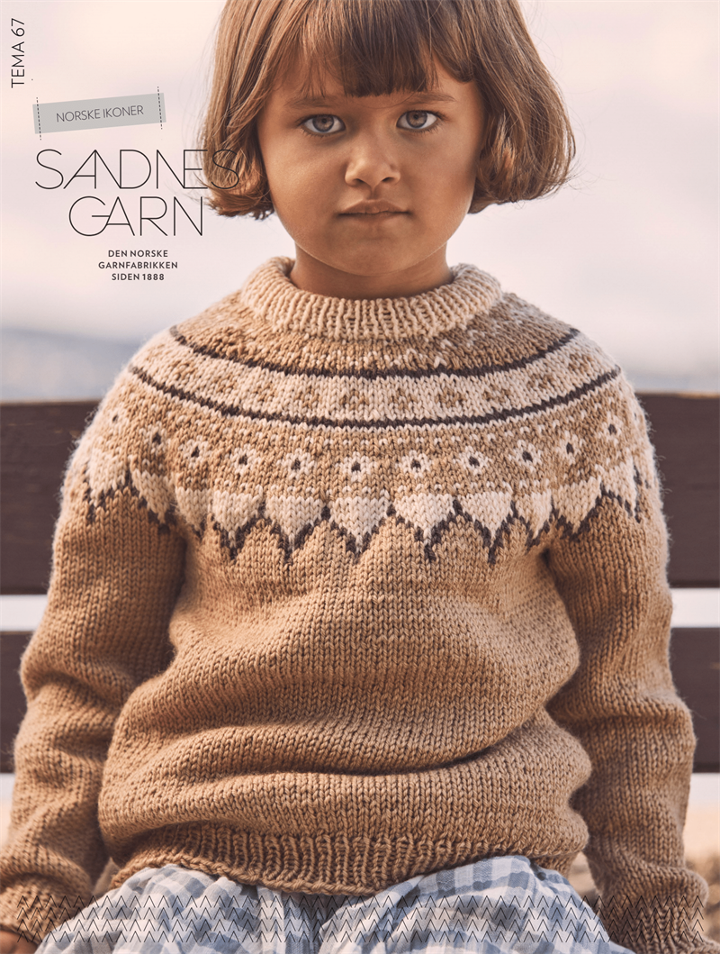 Temahæfte 67 Norske ikoner børn fra Sandnesgarn