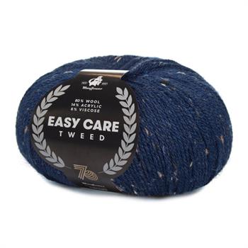 Easy care tweed Midnatsblå