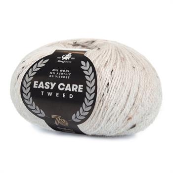 Easy care tweed Kardemomme