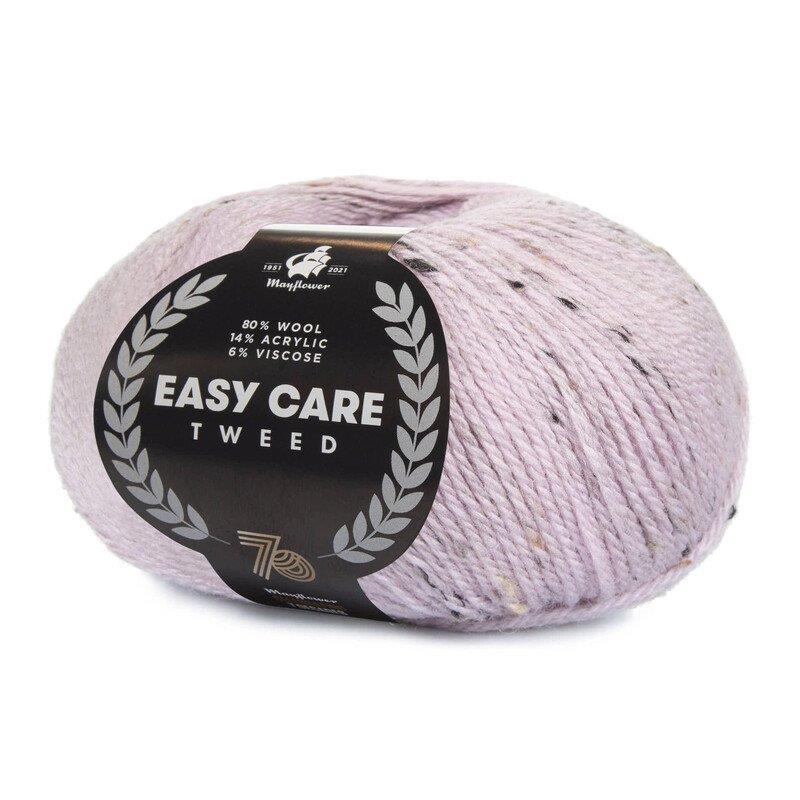 Easy care tweed Sart lilla