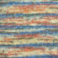 Dolce print, Gul, orange, blå