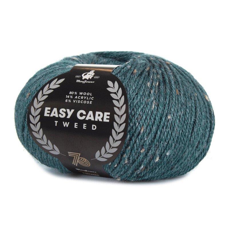 Easy care tweed, Orion blå