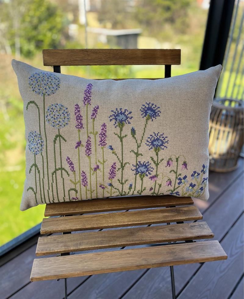 Blue flowers Pillow