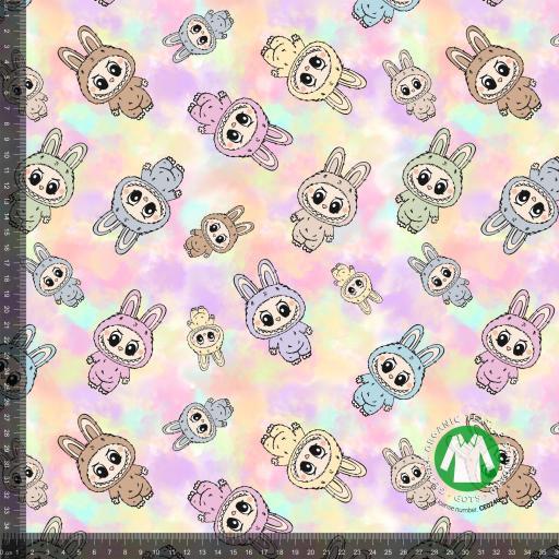 Økotex bomulds jersey Labubu