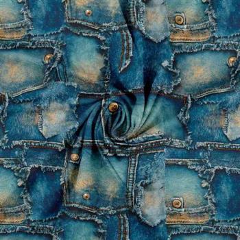 Økotex bomulds jersey, Jeans 1