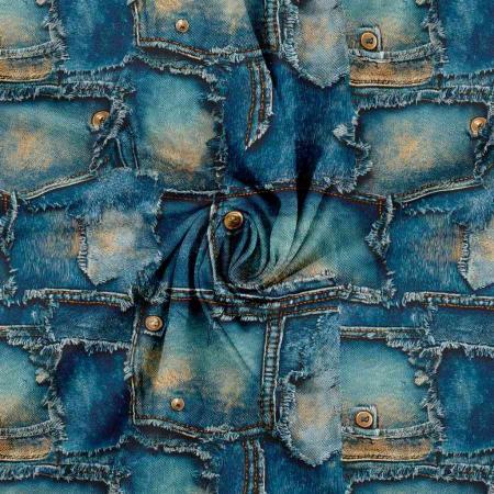 Økotex bomulds jersey, Jeans 1