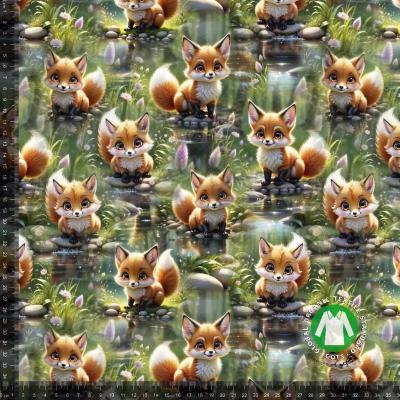 Økotex bomulds jersey, Søde ræve