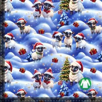 Økotex bomulds jersey, Julefår