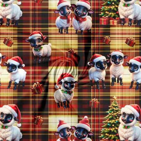 Økotex bomulds jersey, Julefår