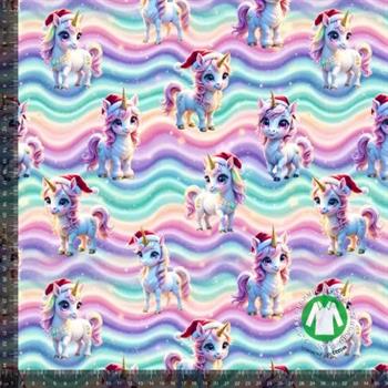 Økotex bomulds jersey, Enhjørning